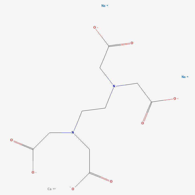 Edetate Calcium Disodium Anhydrous structure